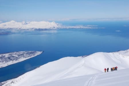 KLASSE TO: Fra Storgalten i Troms, som er klassifisert som utfordrende terreng. Foto: Espen Nordal