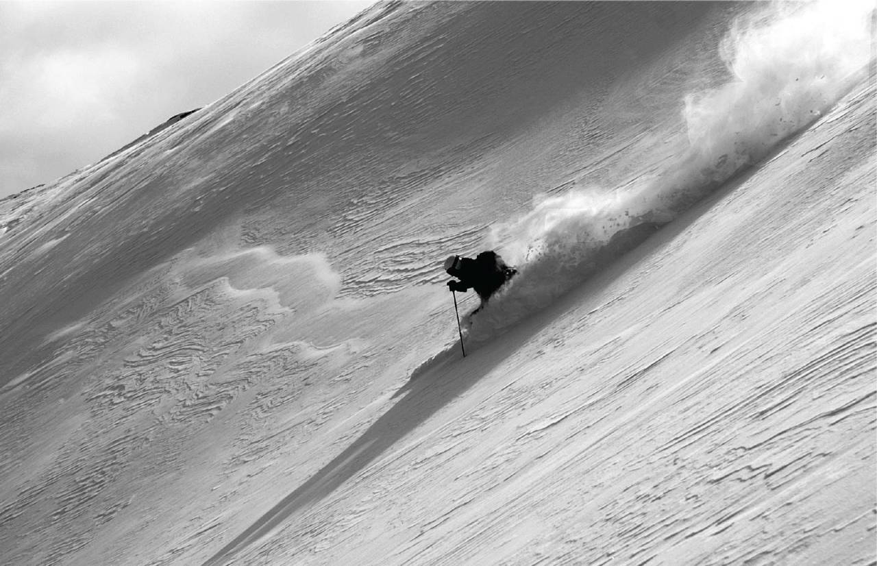 Blåfjell nordsida. Foto: Bjørnar Bjørhusdal. / Toppturar i Sogn.