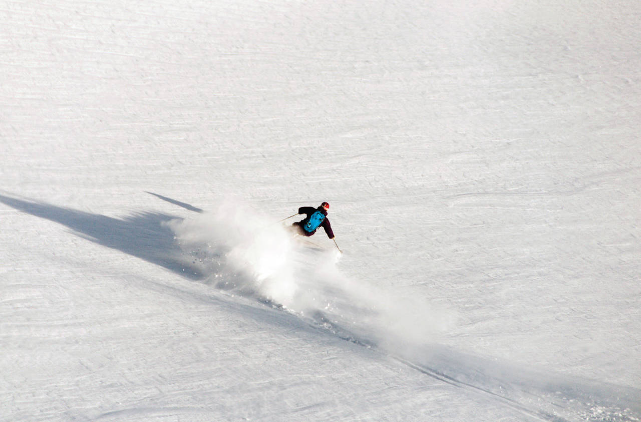 Steindalsbreen mot Storebotn. Foto: Frank Optun Smedegård. / Toppturar i Sogn.