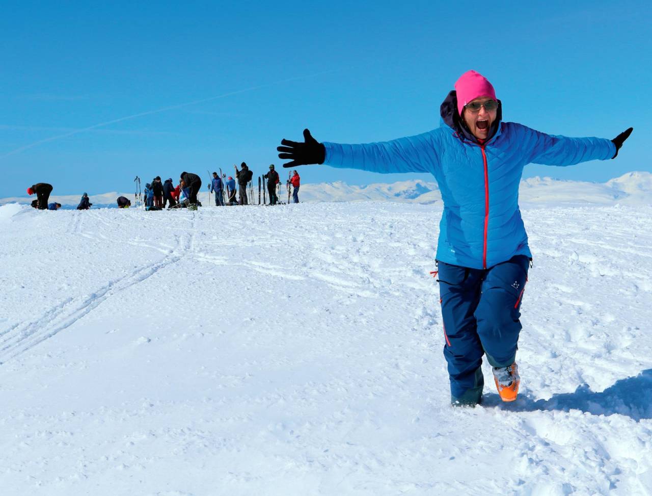 Snønipa. Foto: Anne Cecilie Kapstad. / Toppturar i Sunnfjord.