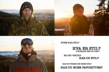 ET SPØRSMÅL OM STIL: Emnet er stort og omfattende. Aleksander Aurdal, Felix Usterud og Johan Berg greier ut om stil. Bilde: Christian Nerdrum