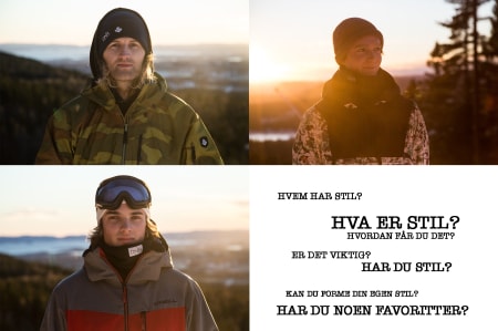 ET SPØRSMÅL OM STIL: Emnet er stort og omfattende. Aleksander Aurdal, Felix Usterud og Johan Berg greier ut om stil. Bilde: Christian Nerdrum