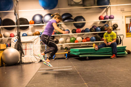 FORBEDRING PÅ ALLE PUNKTER: Testene Tiril Sjåstad Christiansen har gjort på Olympiatoppen viser fremgang på alle punkter. Bilde: Christian Nerdrum
