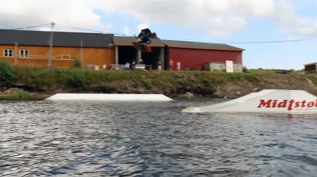 Norgeseliten var samlet på Furrebanen. Foto: Arendal Wakeboardklubb
