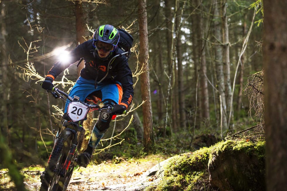 HEKTA PÅ ENDURO: Ole Christian Fagerli kjørte flere ritt i fjor, og blir nok å se på enduroritt også i 2016. _IPP4681