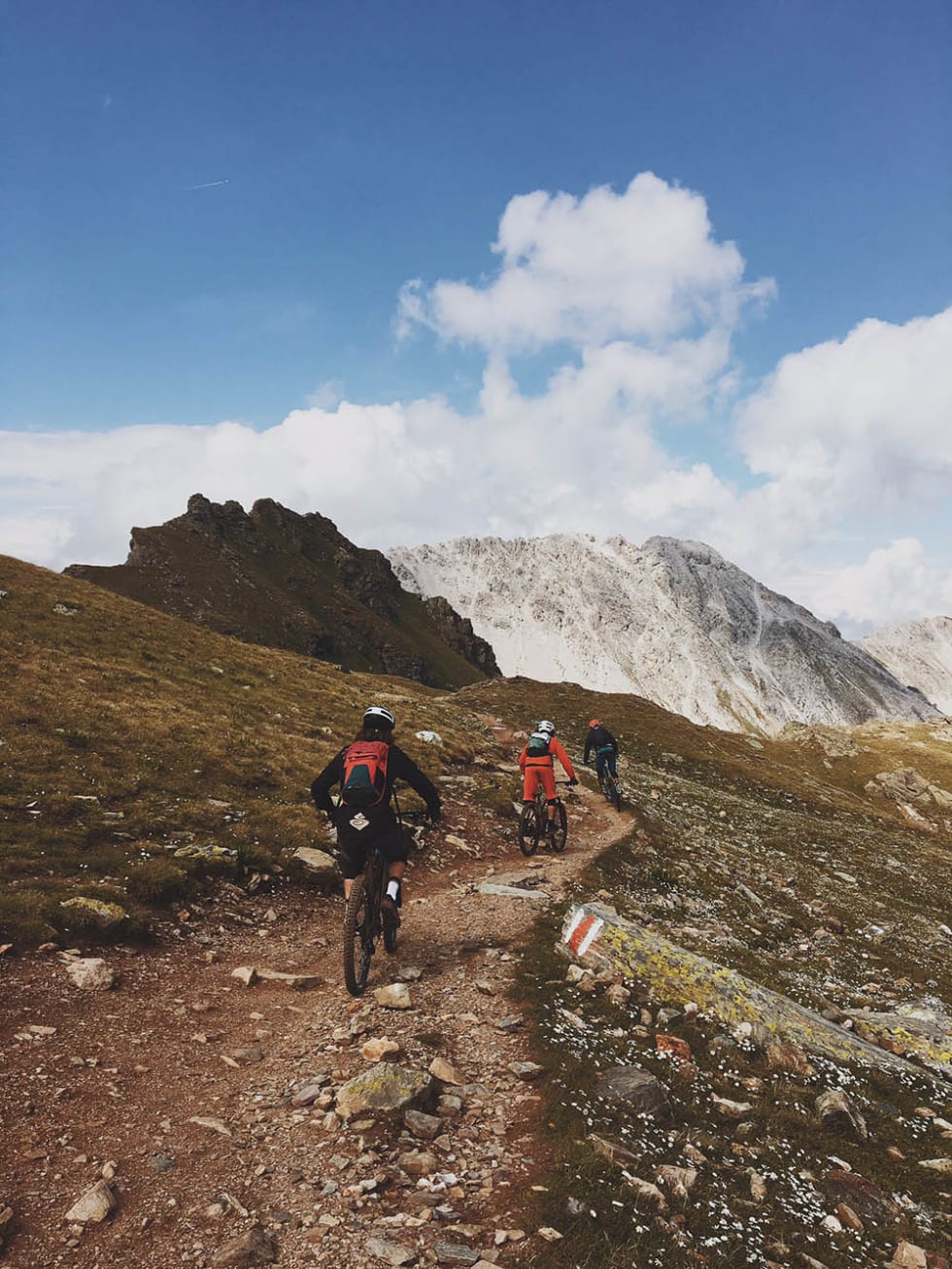 STORSLAGENT: De sveitsiske fjellene byr på førsteklasses terrengsykling. Foto: Magnus Furset. IMG_2789