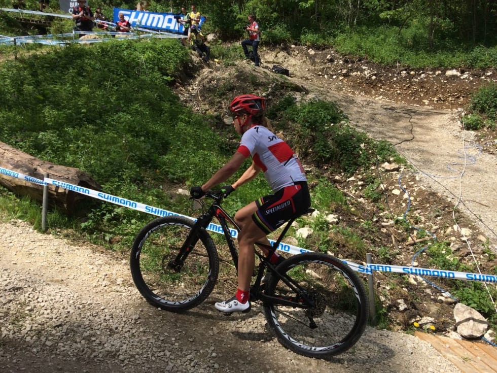 SUVEREN: Annika Langvad var suveren i Albstadt. Alle foto: Øyvind Aas