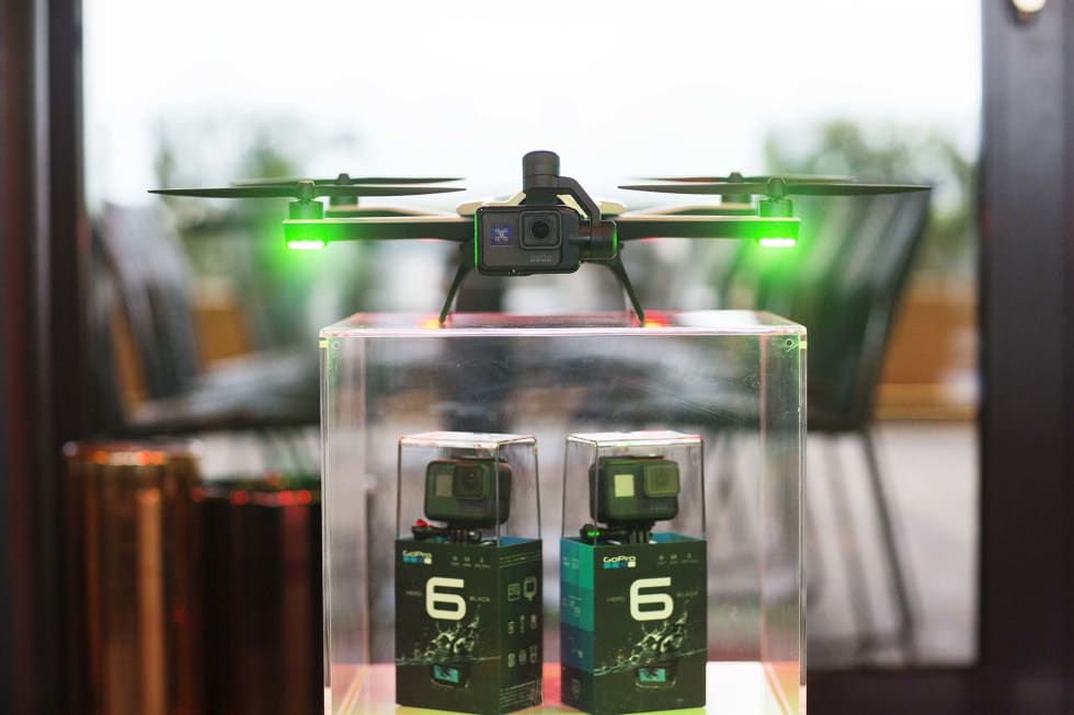 FLYVILLIG: Hero6 Black er kompatibelt med Karma-dronen fra GoPro. _IPP7650