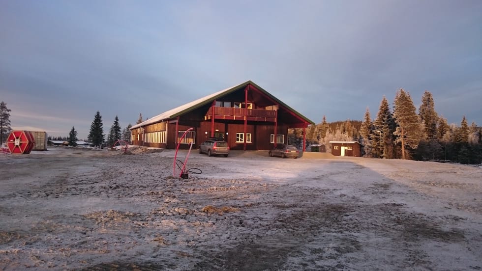 Lygna Skistadion vil være klart med helt nye fasiliteter når Lygna Fatbike Gathering kjøres i februar. Foto: Privat Lygna Skistadion - Foto Privat 1400x