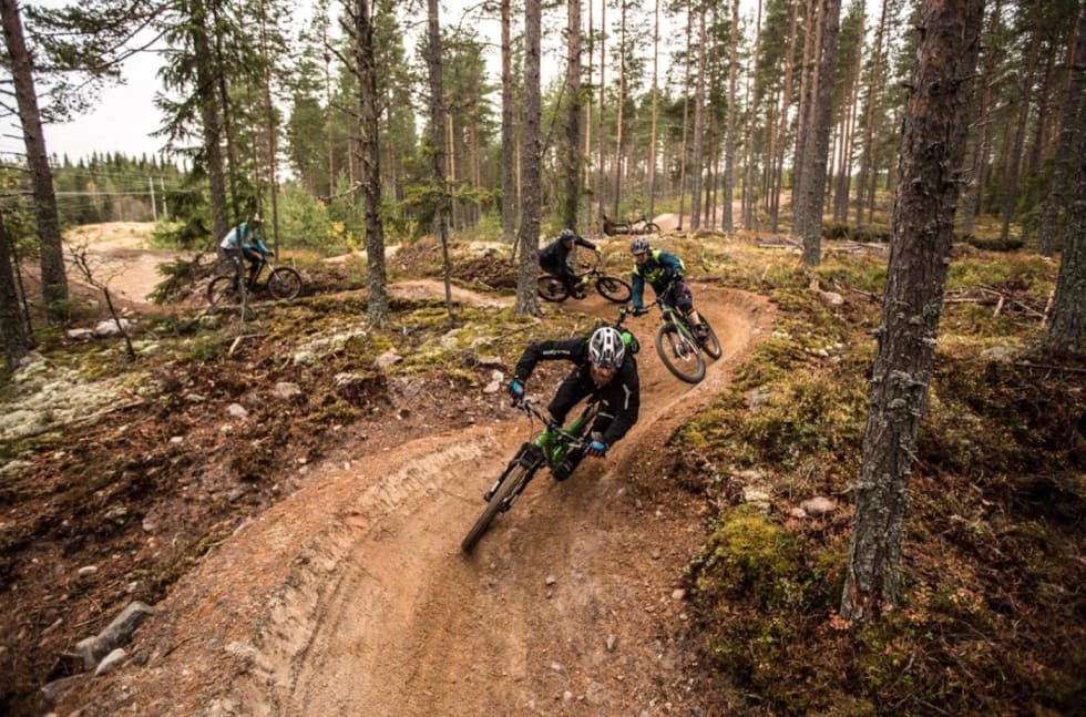 Gullia med 13km sti var første delprosjekt i Trysil Bike Arena. Foto: Øyvind Aas Gullia Sept 2015 - Øyvind Aas 1400x924