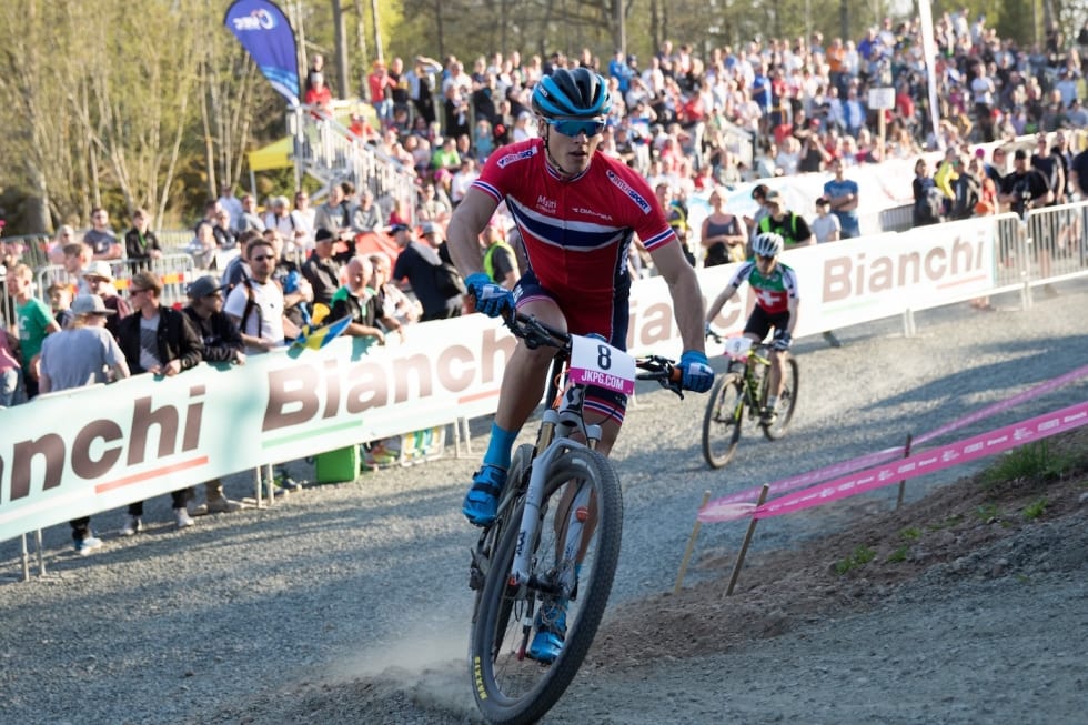 Torjus Bern Hansen ble nummer fem etter at han vant B-finalen. Foto: Bengt Ove Sannes Torjus Bern Hansen EM sprint B finale - Bengt Ove Sannes