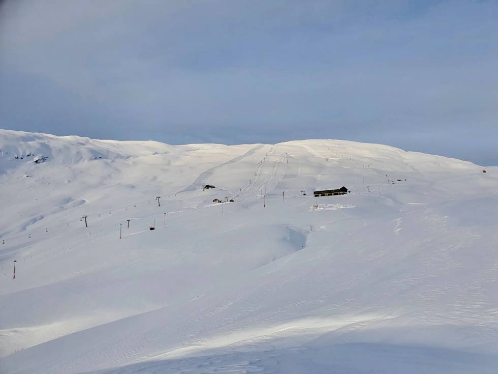 NYSNØ: Slik ser det ut i Røldal denne uken. Foto: Røldal Skisenter Røldal skisenter