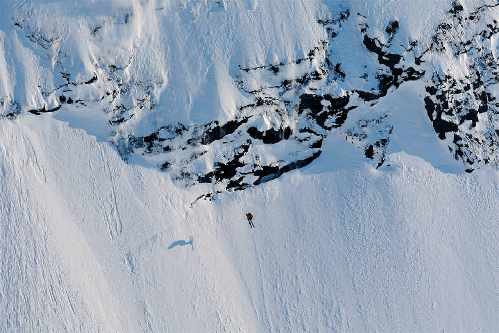 RÅKJØRING: Eirik Finseth imponerer alltid med fjellstø kjøring og store klippesvev. Foto: Endre Løvaas Eirik Finseth