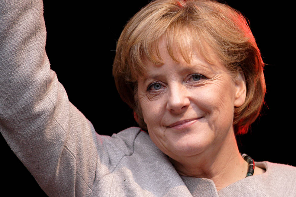VIL STENGE: Angela Merkel legger press på EU for å stenge skianlegg. Foto: Wikimedia Angela Merkel