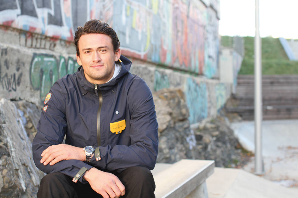 I AVHØR: Benjamin Forthun har vært i avhør hos politiet etter steinrullingen. Bildet tatt i forbindelse med et portrett av Forthun som du kan lese i Fri Flyts Vinterekstra. Foto: Anders Holtet I AVHØR: Benjamin Forthun har vært i avhør hos politiet etter steinrullingen. Bildet tatt i forbindelse med et portrett av Forthun som du kan lese i Fri Flyts Vinterekstra. Foto: Anders Holtet