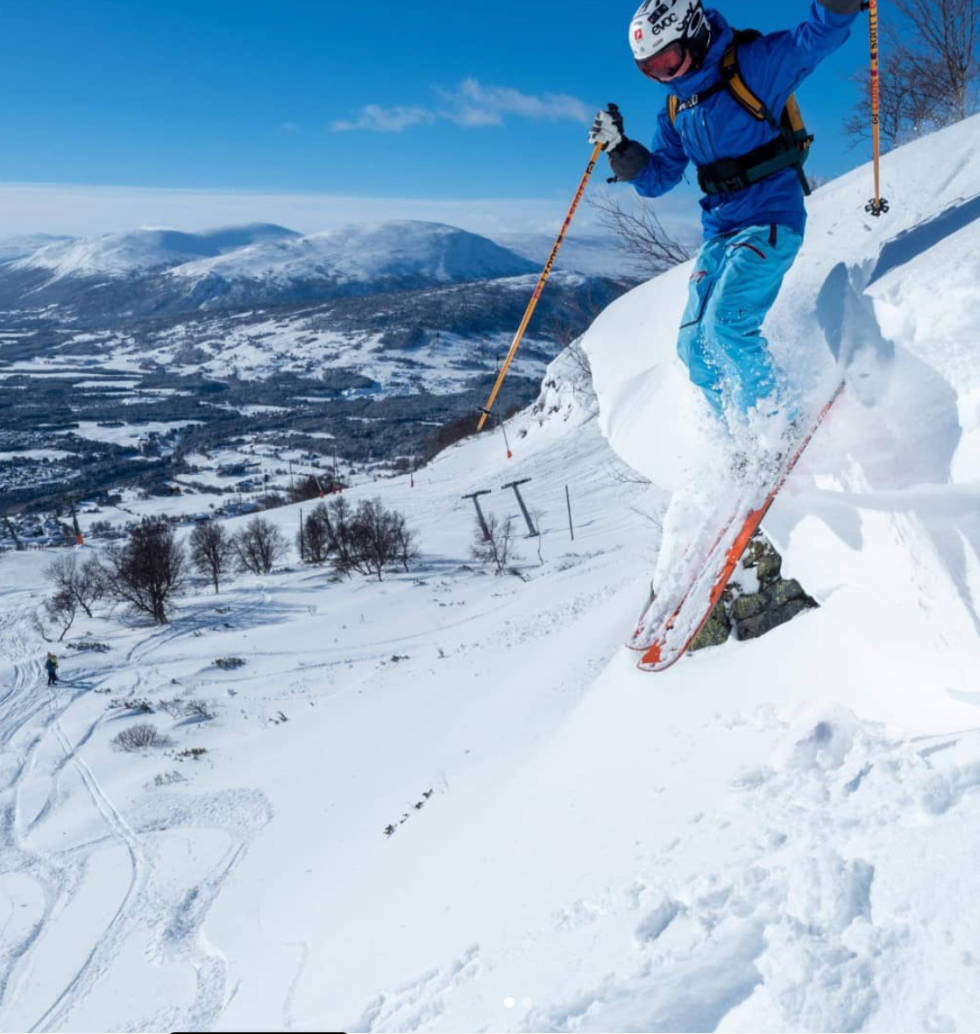 Bilde av Bertine Endresen. Bilde tatt av Jonas Båfjord Holten. Det er i Hovden i Oppdal skisenter på søndag 07.03.2021 Oppdal