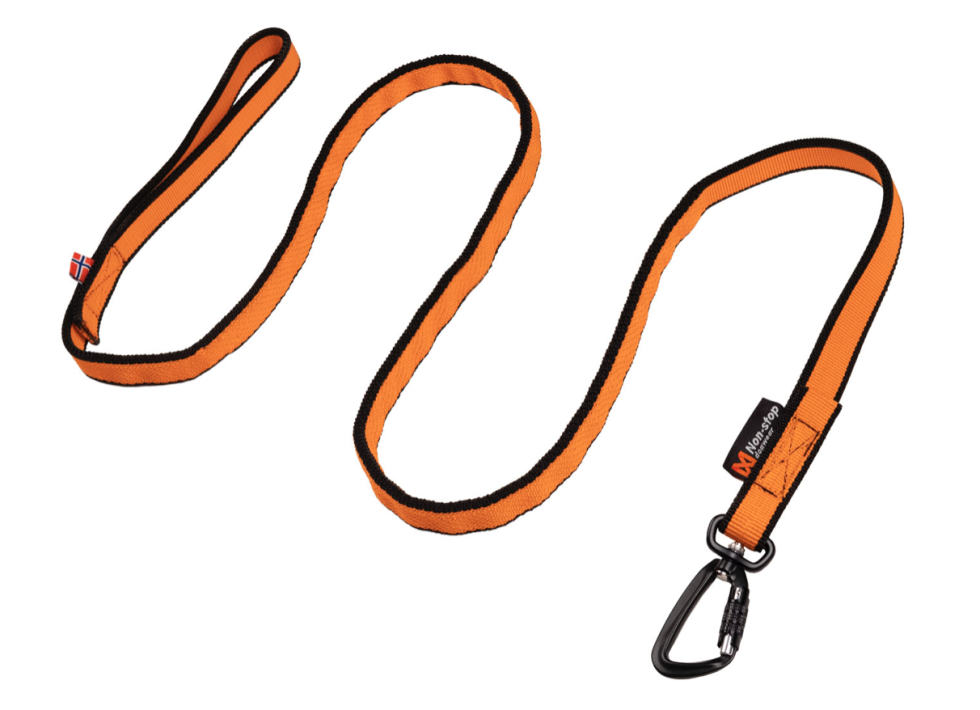 STRIKK: Dette båndet fra Non-Stop er helt elastisk, og fås inntil 2.8 meter. Bungee Leash