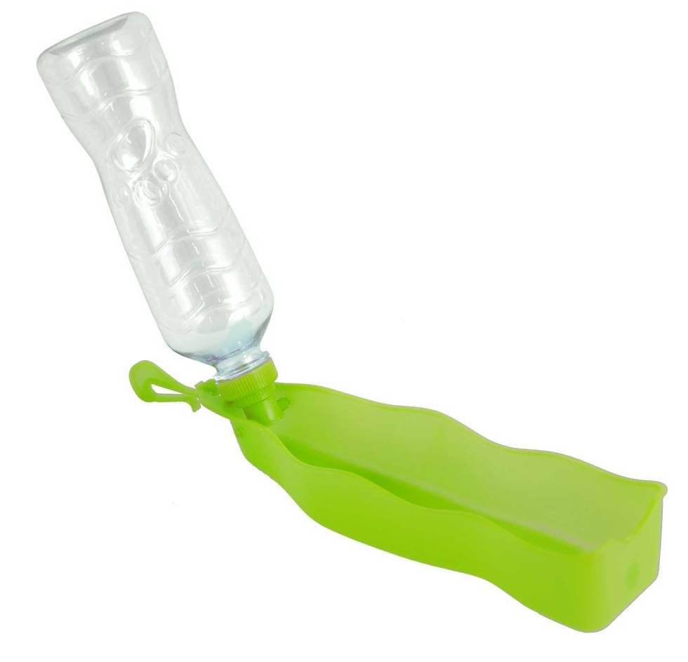 VANNSKÅL: Dogman Water Bottle er kombinert vannskål og drikkeflaske. Dogman Water Bottle