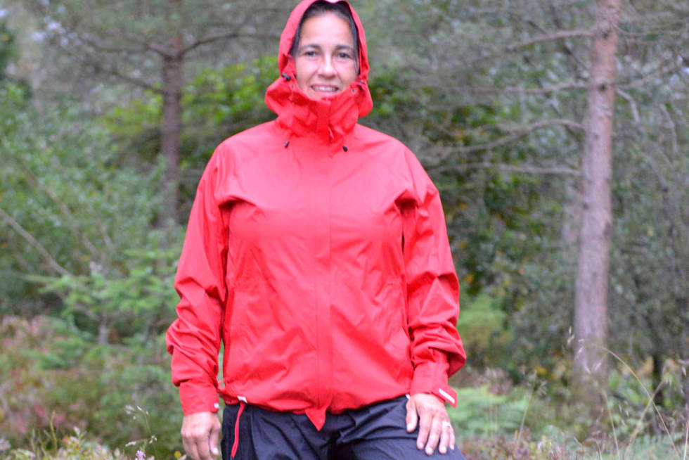 Fjällräven High Coast Hydratic regntøy. Foto: Egill Danielsen Fjällräven High Coast Hydratic regntøy