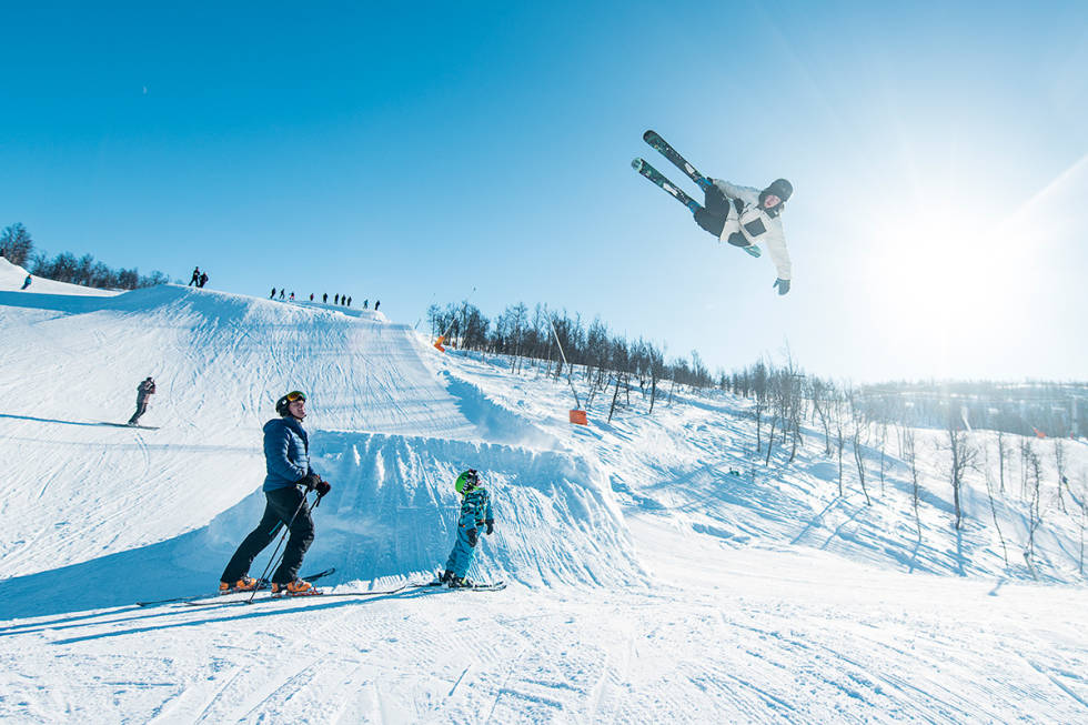PARK: Nå er det Andreas Håtveit som har ansvar for parken på Geilo. Foto: Vegard Breie Geilo park