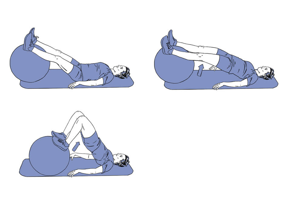 TRENING: Hamstring curls. Hamstring curls