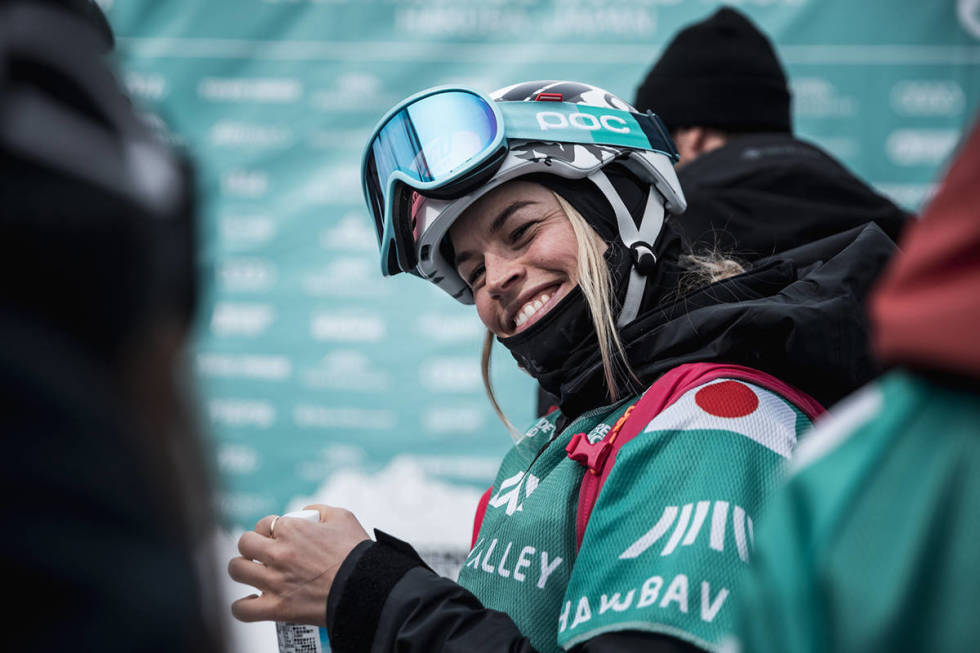 SKUFFET: Det ble en skuffende avslutning på sesongen for Hedvig Wessel. Foto: Jeremy Bernard / Freeride World Tour Hedvig Wessel