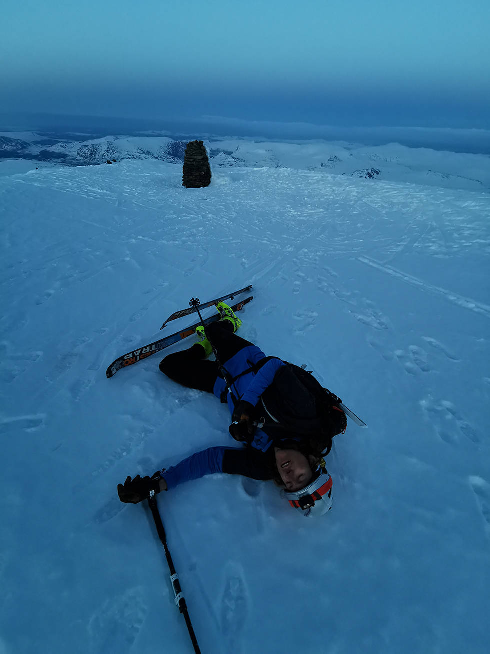 SLITNE: Turen ga opp- og nedturer fysisk. Foto: Gjermund Nordskar Gjermund Nordskar