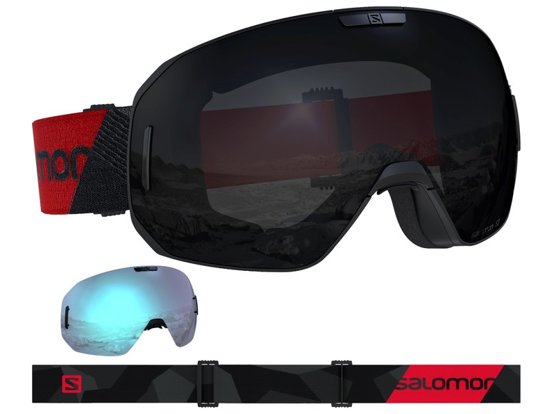 GOGGLES: Det er disse skibrillene du kan vinne. Foto: Salomon Goggles