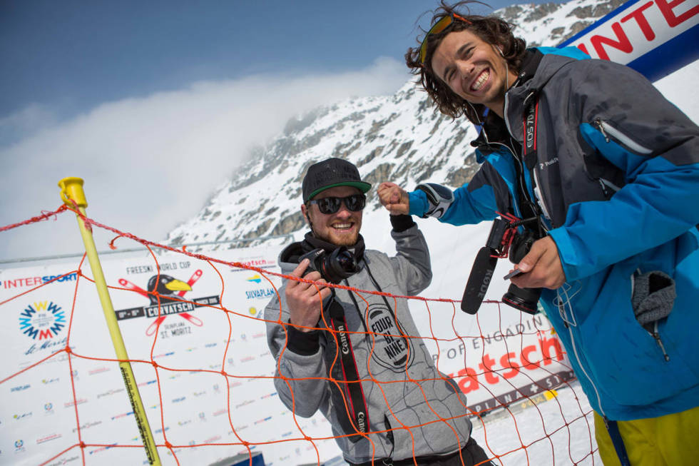 TRENERE: Luke Allen sammen med tidligere landslagssjef Christopher Frankum. Foto: Tore Meirik Luke Allen og Christopher Frankum