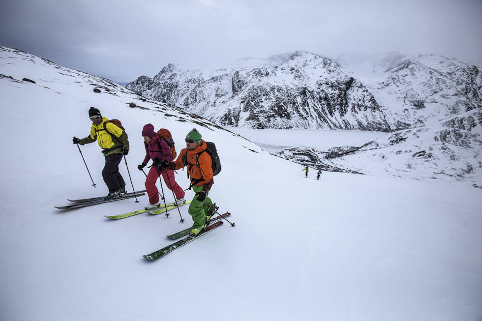 MEMURUBU: Underveis i dag to av Høgruta i Jotunheimen. Foto: Christian Nerdrum Memurubu