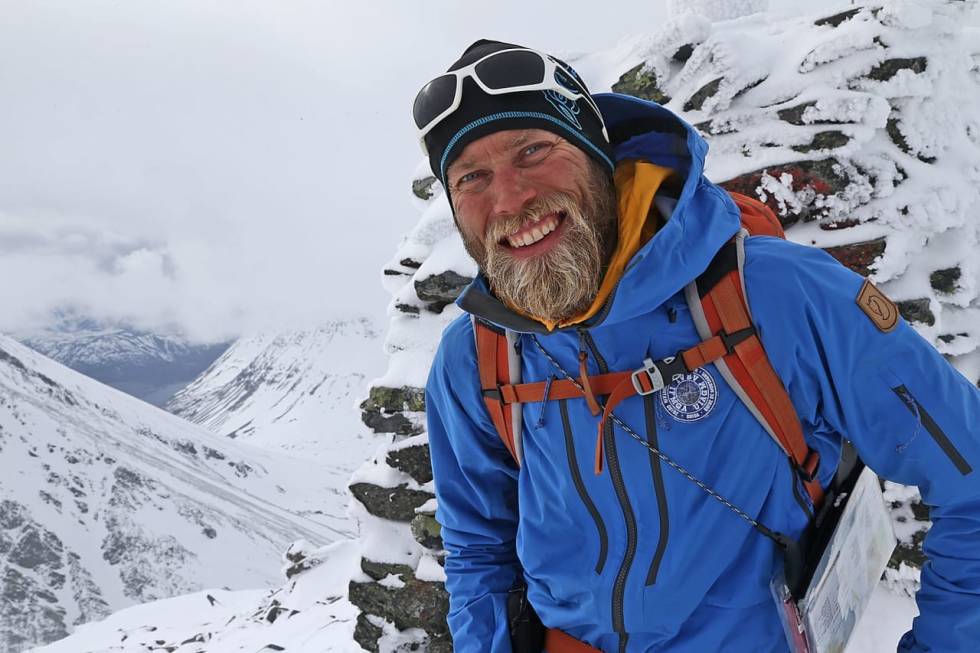 FULL STOPP: Mikal Nerberg, guide i Lyngen, har fullstendig stopp i antall oppdrag nå. Foto:Foto: Nils Erik Bjørholt Mikal Nerberg