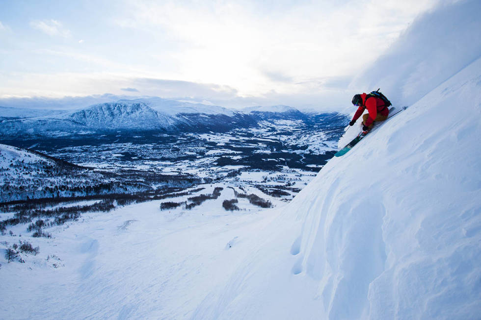 ÅPNER: Oppdal skisenter åpner i Vangslia til helga, og håper på større åpning til jul. Foto: Tore Meirik Oppdal skisenter