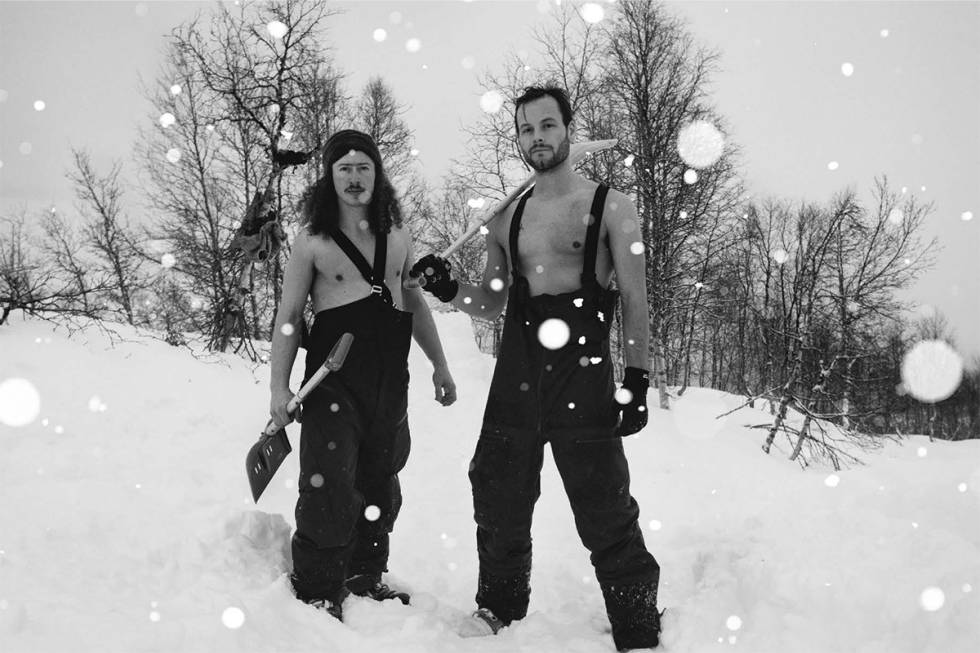 FRA DUELL TIL VENNSKAP: Lenge knivet Sondre Loftsgar- den og Sigurd Løvfall om seieren i telemarksklas- sen i frikjøringscupen. Etter hvert har de utviklet et tett vennskap. Foto: Anki Grøthe Sigurd Løvfall Sondre Loftsgarden