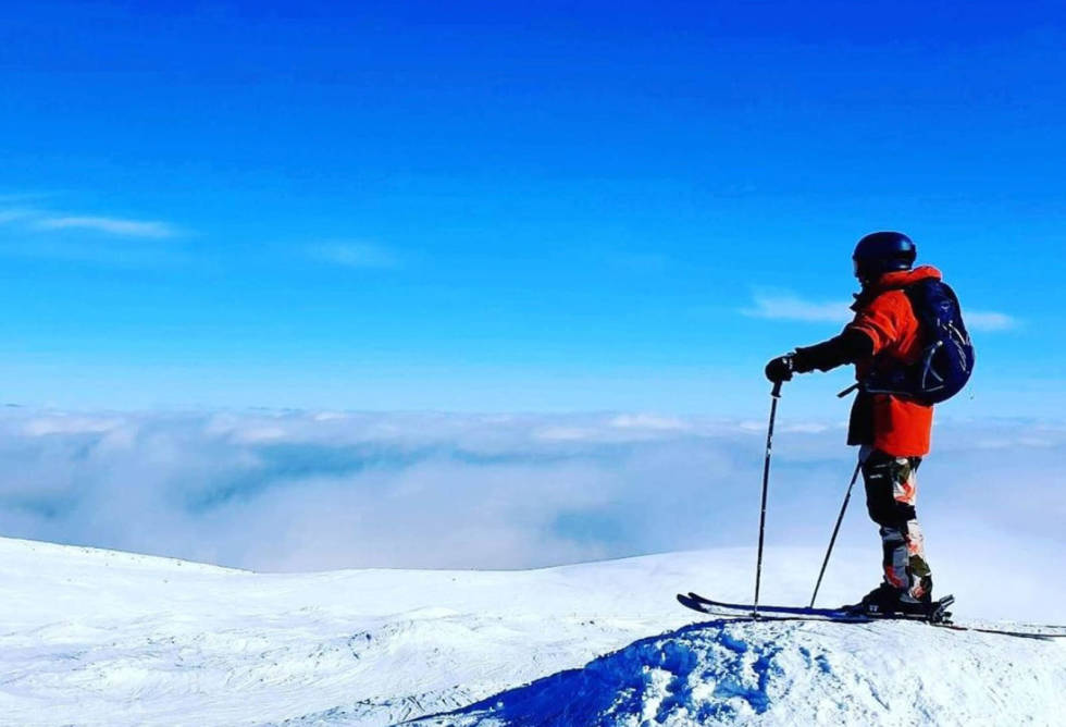 Når Trysilfjellet gir deg følelsen av å være kongen på haugen. Foto: Stian Wilhelmsen Trysil