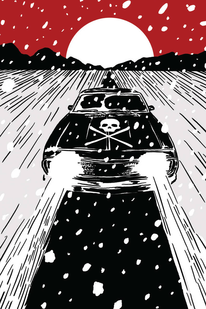 FORSIKTIG: Kjør forsiktig i vinter. Illustrasjon: Didrik Magnus-Andersen SUV