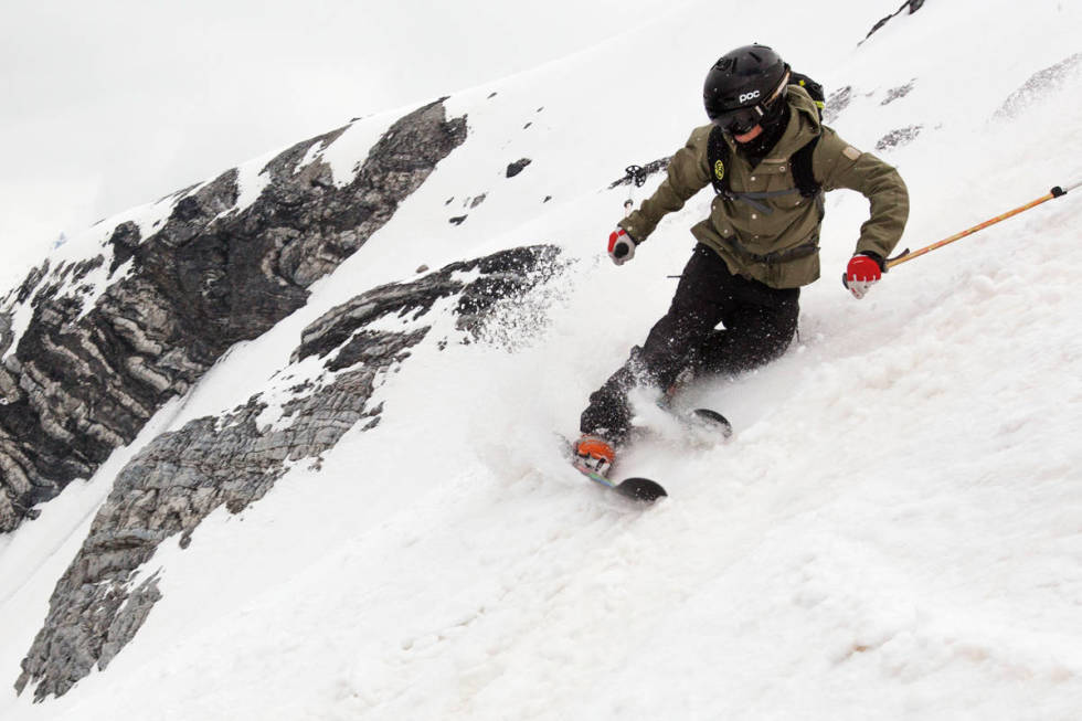 PÅ TELEMARK: Du er vel overbevist over hvorfor du bør vurdere telemark neste gang nå? Foto: Bjarte Hollevik Telemark