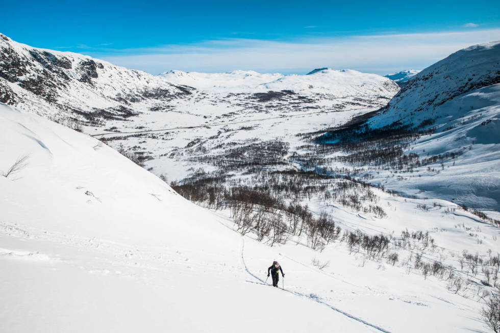 Bjøbergnuten har ikke mange høydemeterne. Foto: Andreas Løve Storm Fausko Bjøbergnuten Hemsedal