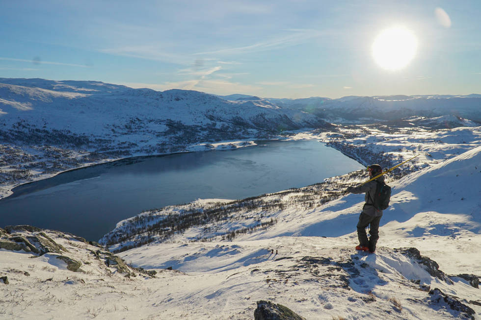 PÅSKE: Helgen ga nesten påskestemning i Oppdal. Foto: Kjetil Volent Topptur Oppdal