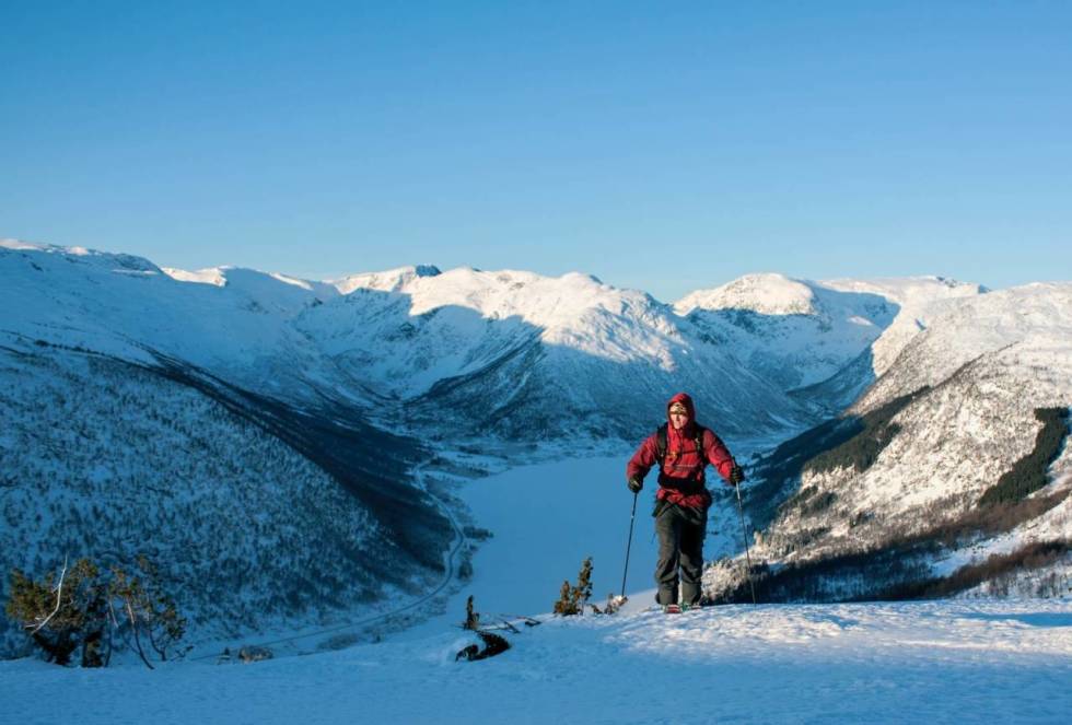 FINE TURER: Sogn byr på en rekke fine skiturer, med lang sesong. Foto: Andreas Haslestad Topptur Sogn