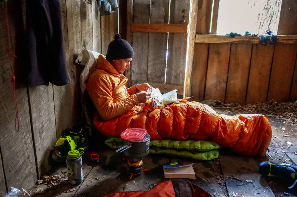ENKLE FORHOLD: Hytta byr på enkle forhold. Foto: Finn Hovem Topptur Sør-Amerika