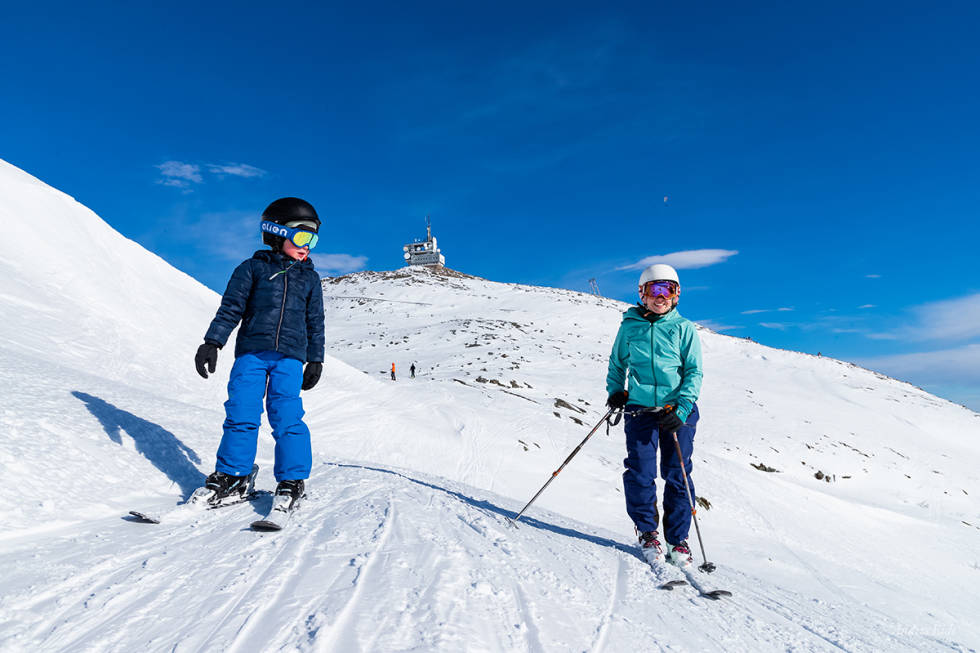 LANGHEISEN: Langheisen gir mulighet for skikjøring fra toppen av anlegget. Foto: Anders Eide Tusten