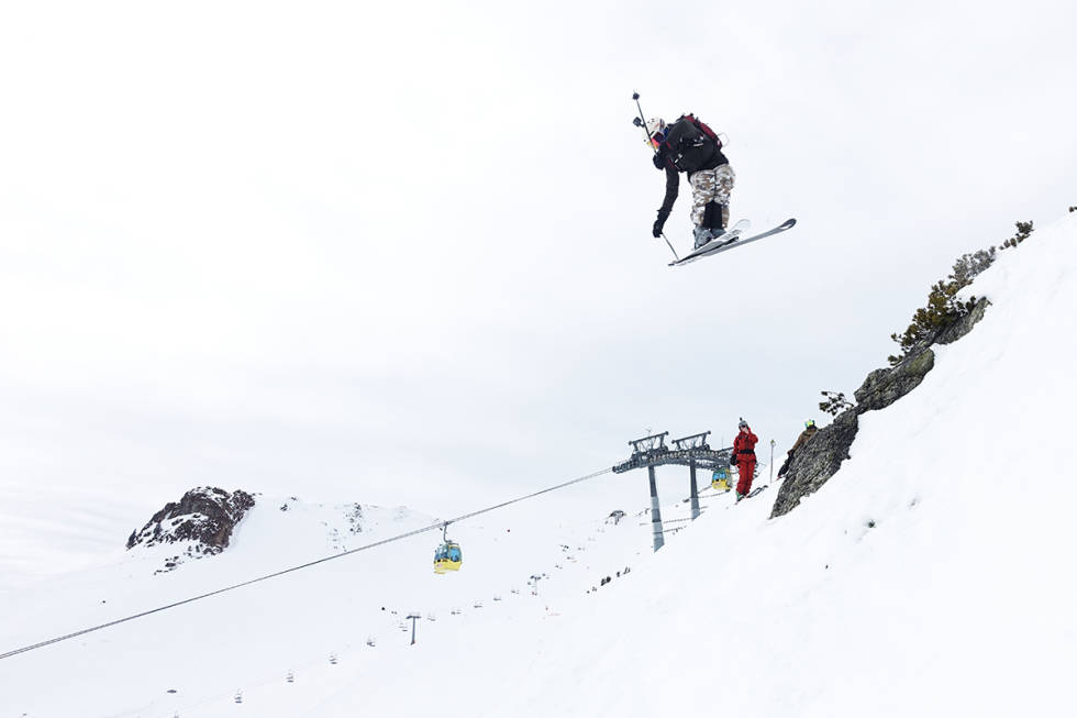 TIL JUNIOR-VM: Vetle Gangeskar er klar for sitt første junior-VM. Foto: Tore Meirik Vetle Gangeskar utfor en klippe
