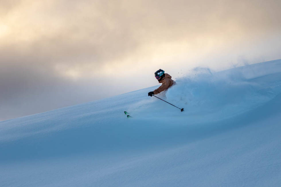 VOSS: Cato Lægreid nyter nysnøen på Voss. Foto: Kaisa Tiivel Cato Lægreid Voss