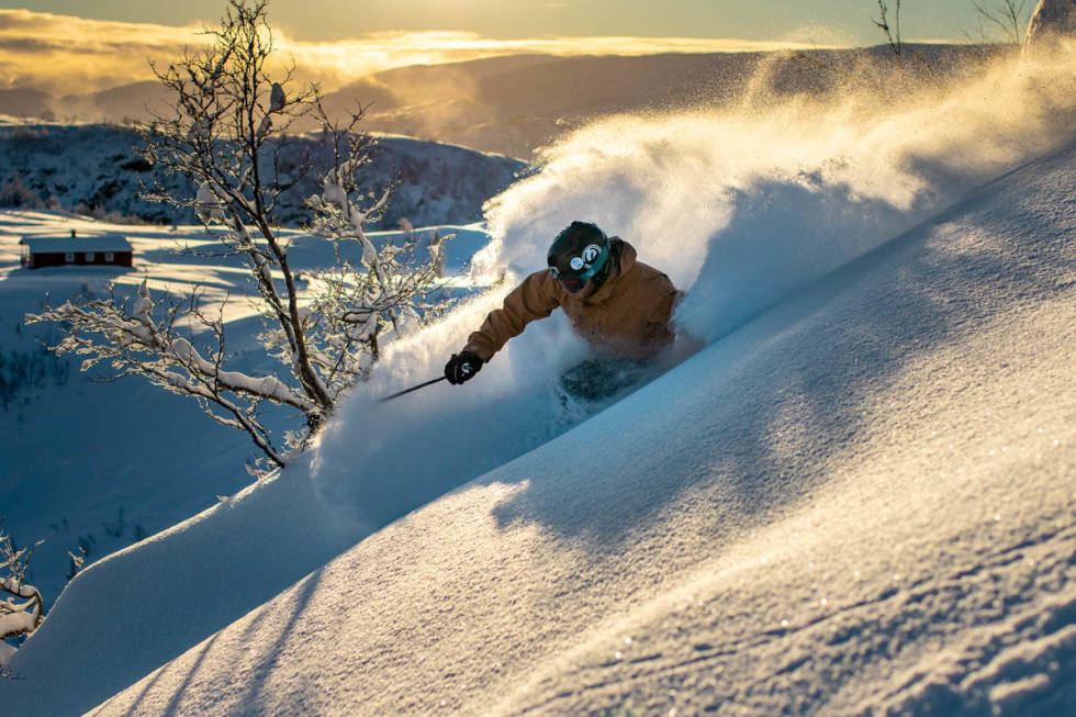 VOSS: Voss har kunnet by på fine skiforhold i år. Her er Cato Lægreid i skianlegget. Foto: Kaisa Tiivel Voss