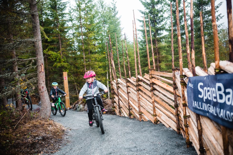 Trytetrøkket som åpnet i Nesbyen i 2017 kan sykles av alle. Foto: Paul A Lockhart