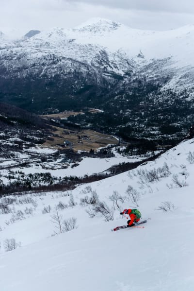 FAST FØRE: …men fint i fjellet likevel. Foto: Martin Innerdal Dalen