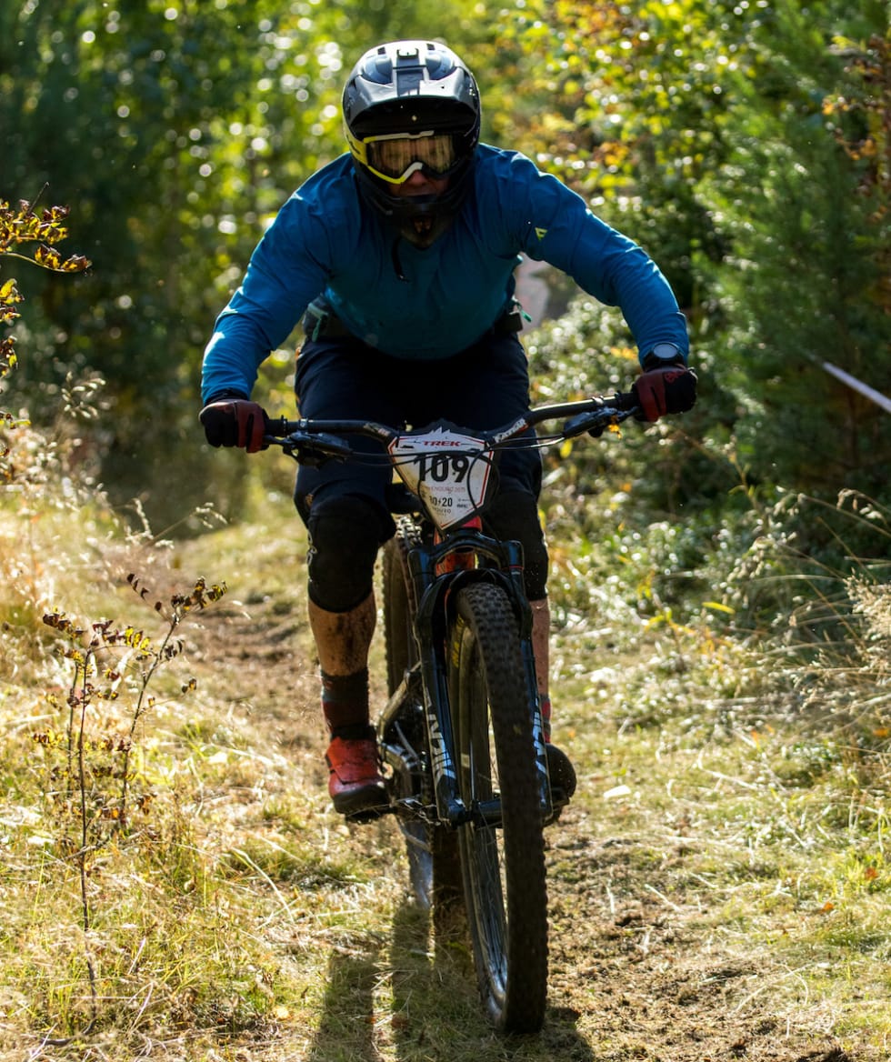 Espen Johnsen vant tidenes første enduro-NM med seieren i Nesbyen Enduro 2019. Foto: Sylvain Cavatz