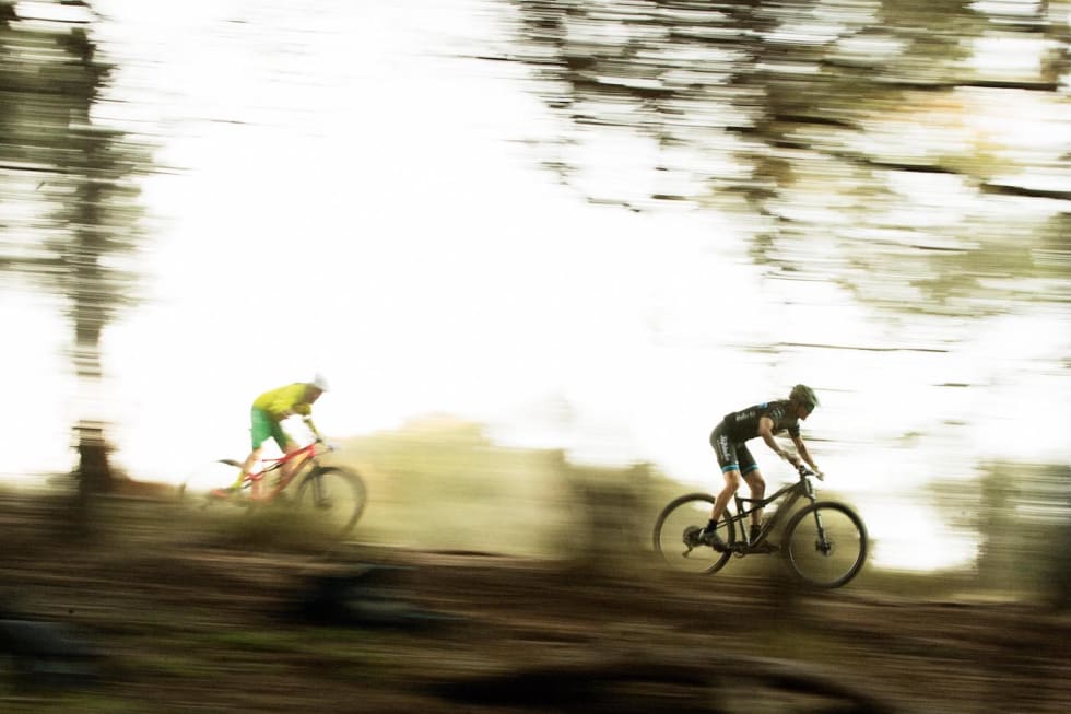Alle rittfulldemperne vi testet tråkker godt og føles både raske og effektive. Foto: Kristoffer Kippernes Per-Eivind Syvertsen - Dyre Meen - rittfulldemper - Foto Kristoffer Kippernes 1400x933