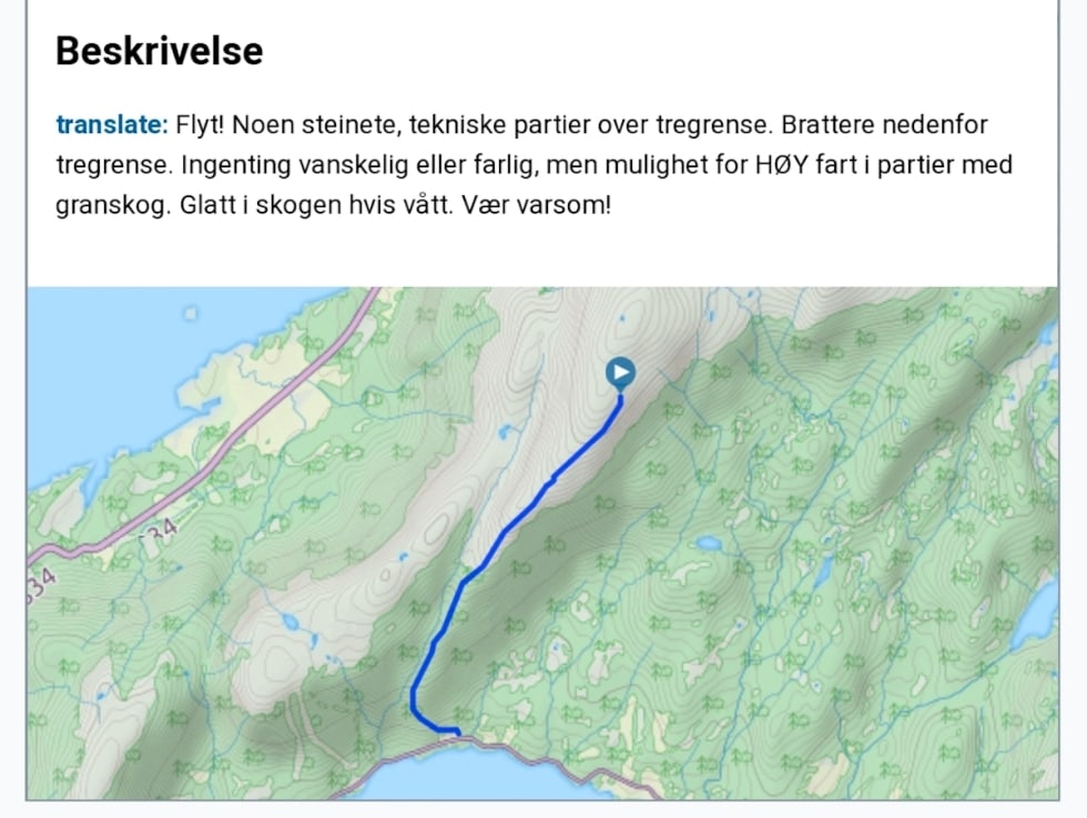 Fartsetappe 1, lørdag kveld.