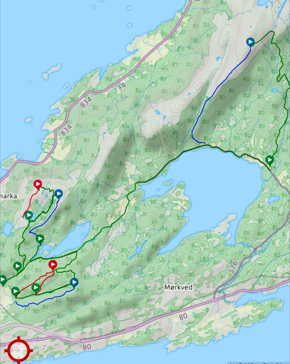 Bodø Enduro 2019 etappekart